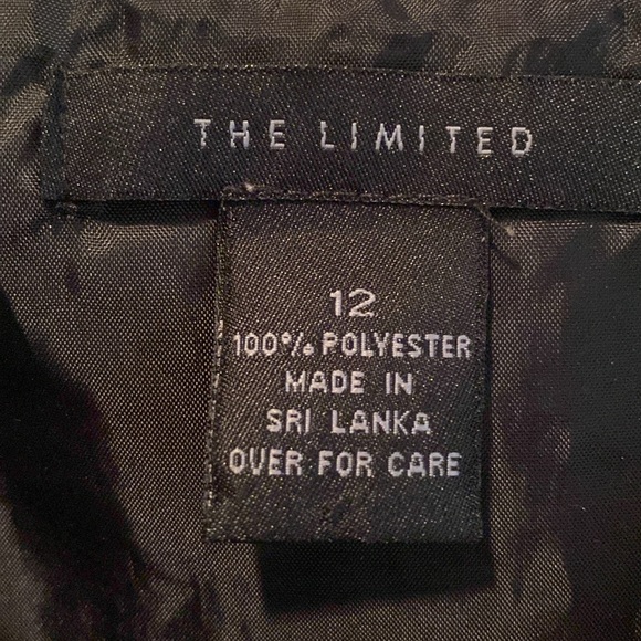 The Limited vintage floral mini dress v-neck sleeveless size 12 - Picture 4 of 12